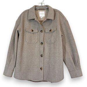 Women's Herringbone Jacket - Brown